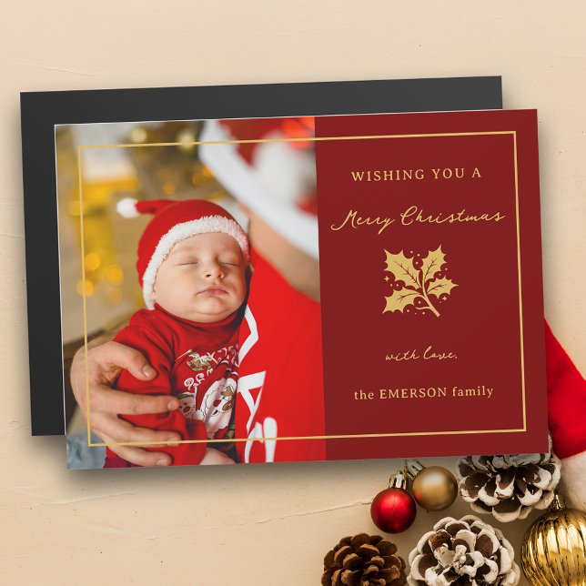 Elegante foto Minimalista roja/dorada (Subido por el creador)