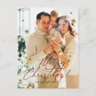 Elegante Foto Moderna Feliz Navidad