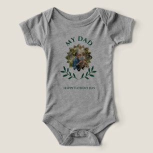 Elegante Foto Personalizada de Día del Padre con H