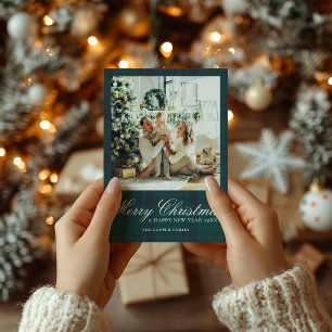 Elegante foto vintage de Navidad