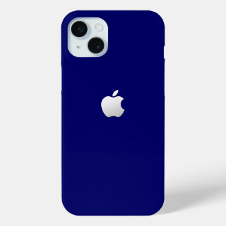 Elegante Funda azul para Apple iPhone 15 Plus