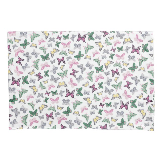 Elegante funda de patrón de mariposa (Anverso)