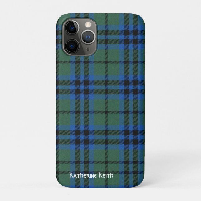 Elegante Funda Keith Tartan Plaid para iPhone 5 (Reverso)