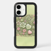 Elegante Funda móvil del Pastel Floral de San Vale