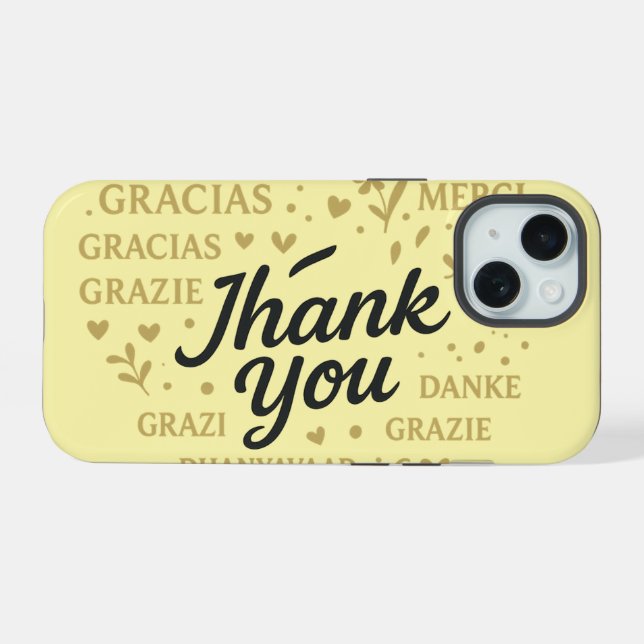 Elegante Funda para iPhone 15 - Regalo protector y (Reverso Horizontal)