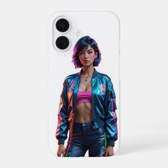 Elegante Funda para iPhone Bloom 16 (Reverso )