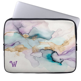 Elegante Funda para Portátiles Purple y Neopreno V