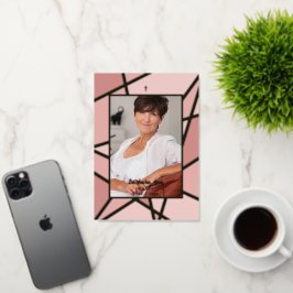 Elegante funeral conmemorativo de foto abstracto r