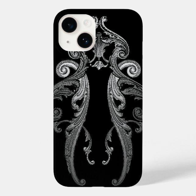 Elegante Gótico Ornate Diseño Funda para iPhone 7 (Reverso )