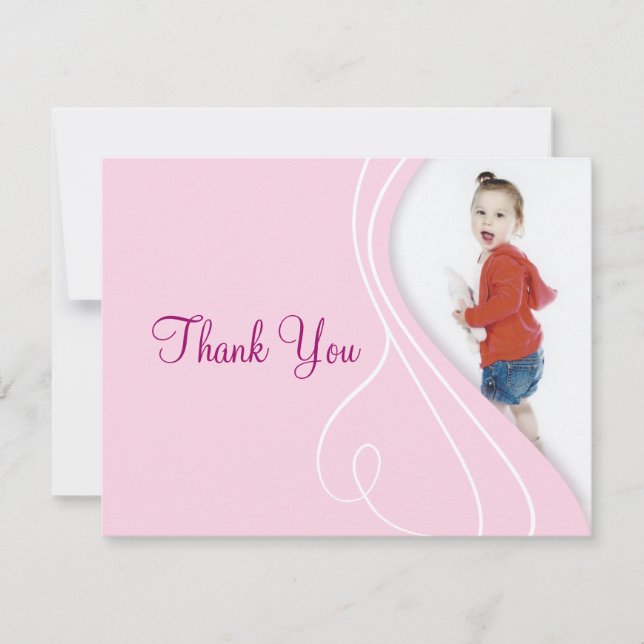 Elegante gracias las tarjetas (Anverso)