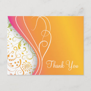 Elegante gracias las tarjetas