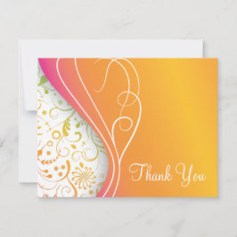 Elegante gracias las tarjetas