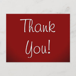 Elegante "¡Gracias!" Postal