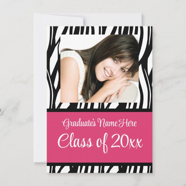 Elegante graduación femenina o invitación Fiesta (Anverso)