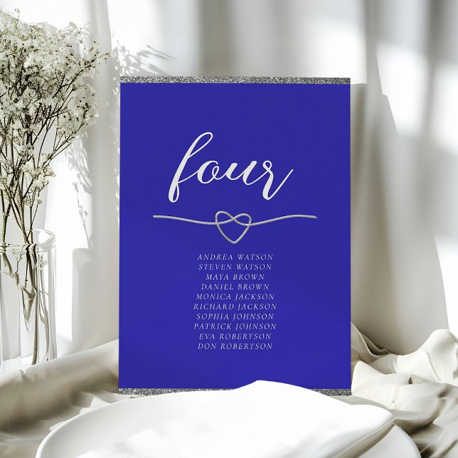 Elegante gráfico de asientos del Boda azul real (Subido por el creador)