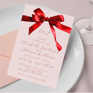 Elegante guión caligráfico boda rosado del arco ro