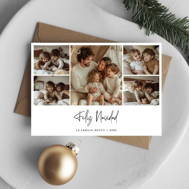 Elegante guión de Feliz Navidad Navidades 5 foto r (Subido por el creador)