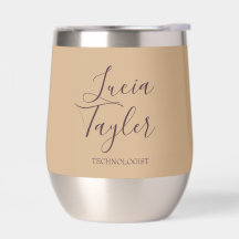 Elegante guión de negocio rubio