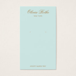 Elegante guión de pantalla de anclaje azul turques