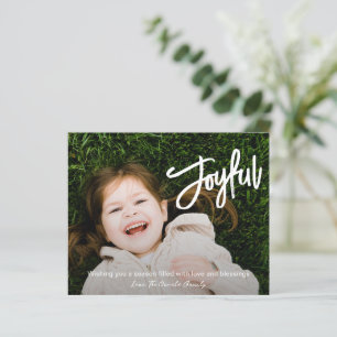 Elegante Guión de Pincel Joyful Moderno Tarjeta de