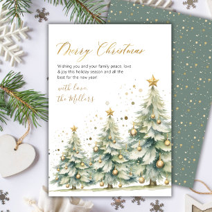 Elegante Guión Dorado No Árbol De Navidad Fotográf
