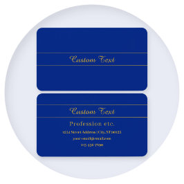 Elegante guión dorado sobre fondo azul marino