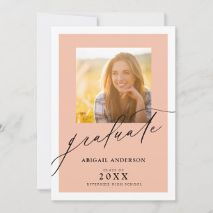 Elegante guión moderno 2 Graduación de fotos