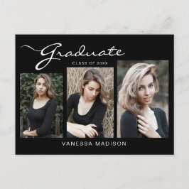 Elegante guión moderno | 3 Invitación de Photo Gra