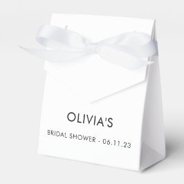 Elegante guión moderno | Caja de favores de novia