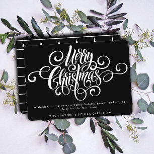 Elegante guión moderno profesional de navidad