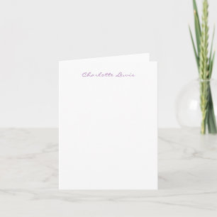 Elegante guión sencillo moderno Minimalista