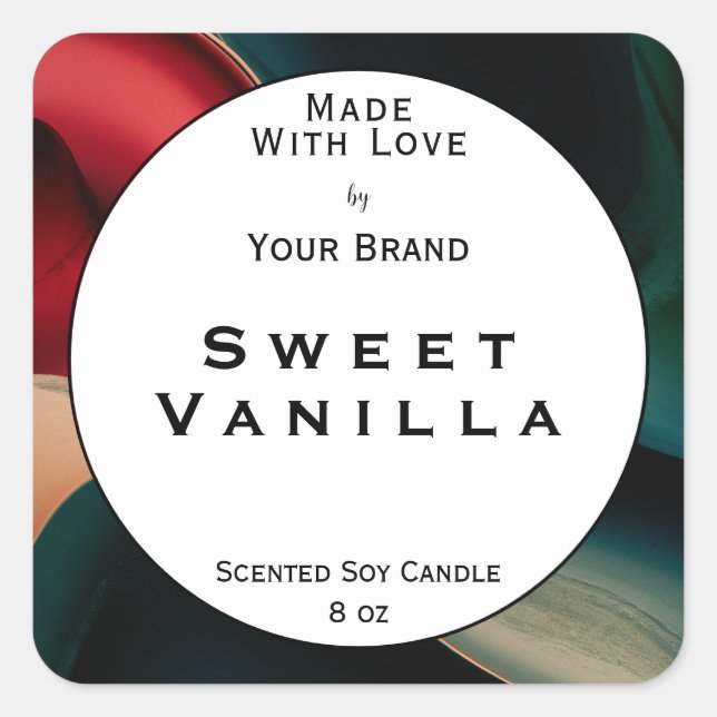 Elegante Hecho Con Etiqueta De Embalaje De Product (Anverso)