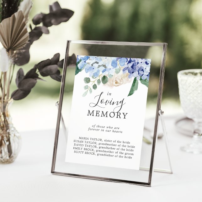 Elegante Hortensia en Memoria Memorial Señal (Subido por el creador)