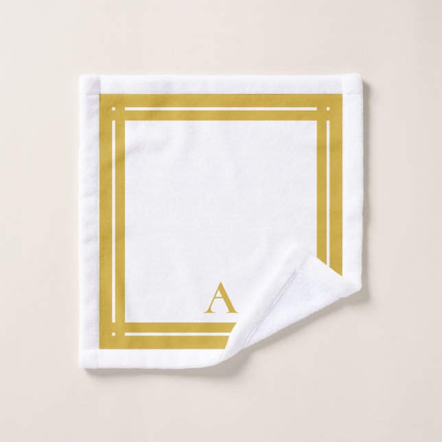 Elegante Hotel Atlético Personalizado de Oro (Toallita)