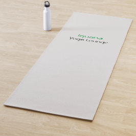 Elegante Iguana Yoga Lounge Fitness Mat
