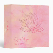 Elegante Ilustracion de flores Lotus - Personaliza