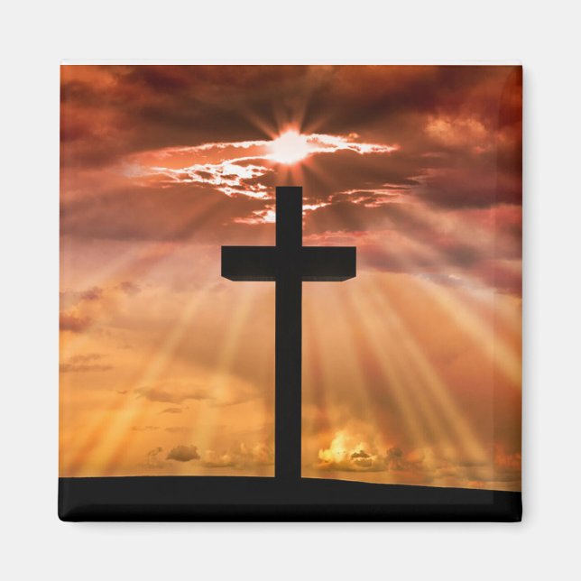 Elegante imán cruzado (Frente)