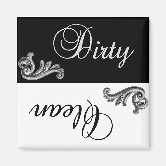 Elegante imán de lavavajillas (Frente)