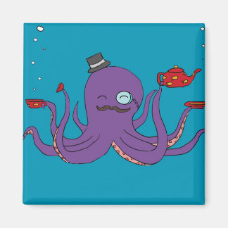 Elegante imán del pulpo