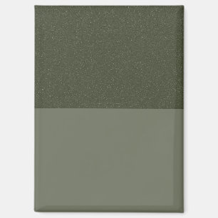 Elegante imán verde Moss texturizado - Personaliza