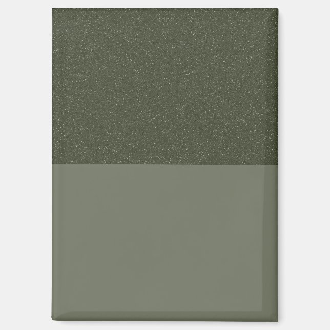 Elegante imán verde Moss texturizado - Personaliza (Anverso)