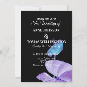 Elegante inusual, invitación personalizadaWedding
