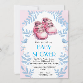 Elegante Invitación a Baby Shower