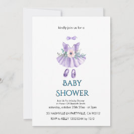 Elegante Invitación a Baby Shower