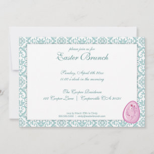 Elegante Invitación a Brunch de Pascua
