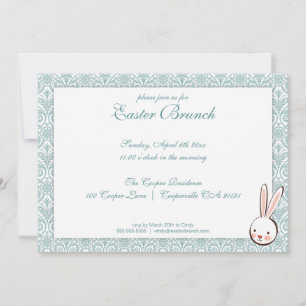 Elegante Invitación a Brunch de Pascua