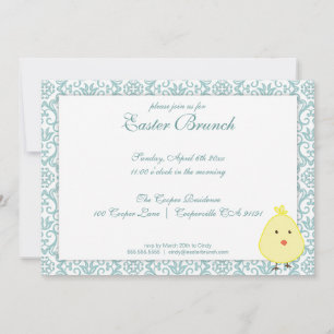 Elegante Invitación a Brunch de Pascua