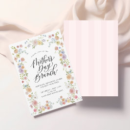 Elegante Invitación a Brunch del Día de la Madre F