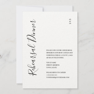 Elegante invitación a cenar a prueba de montaña