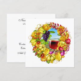 Elegante Invitación a cosechar la temporada de oto